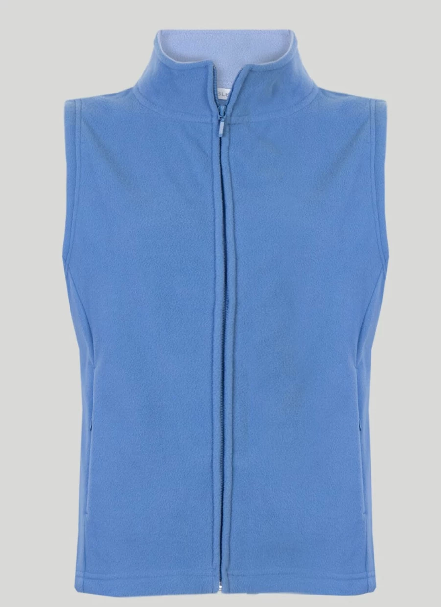 Isle Women's Fleece Gilet - Lightweight Warm Quilted Vest for Outdoor Activities