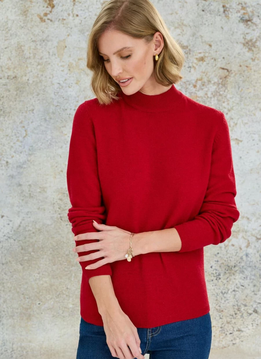 Isle Women's Merino Wool Turtleneck Sweater