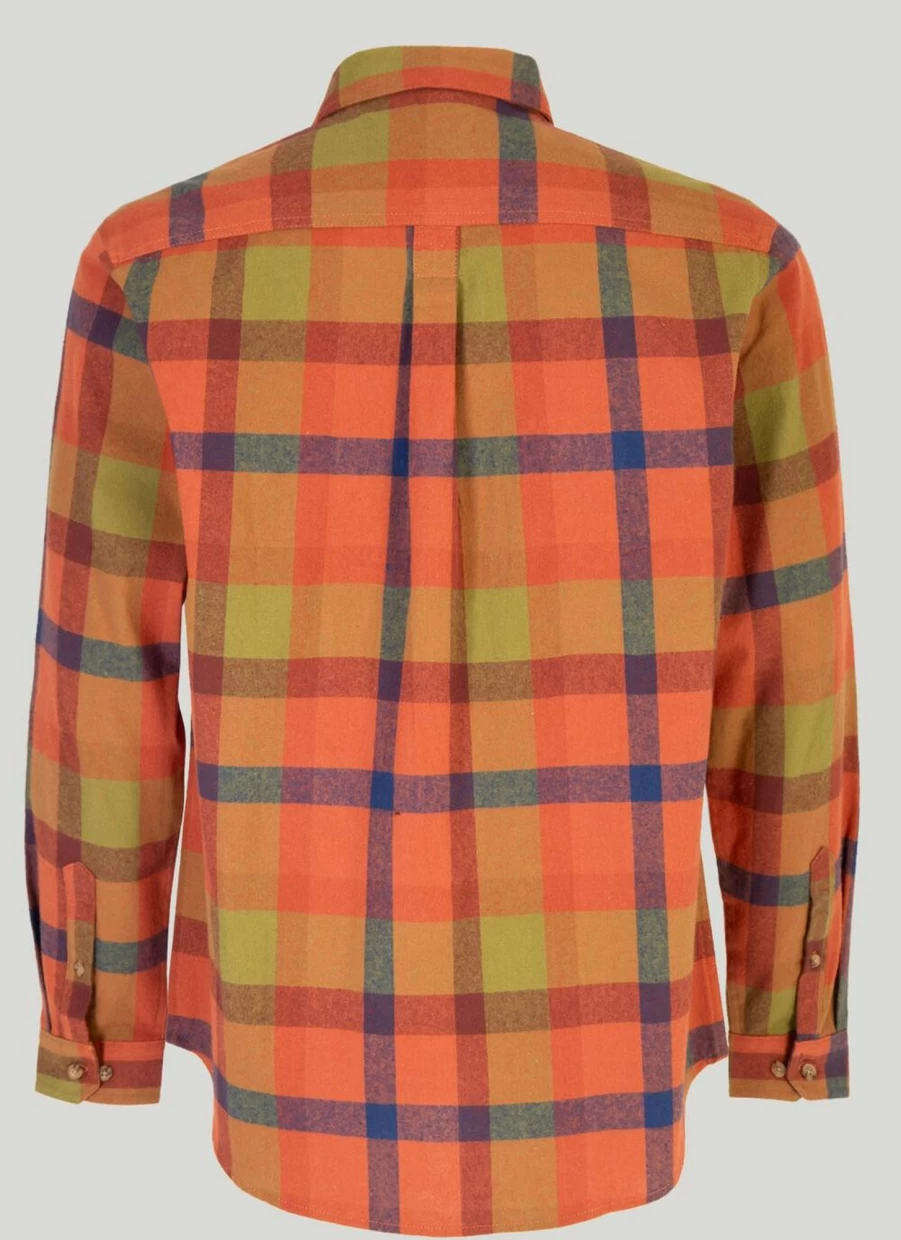 PG Field Men's Classic Twill Check Shirt - Stylish Casual Button-Up for Everyday Wear