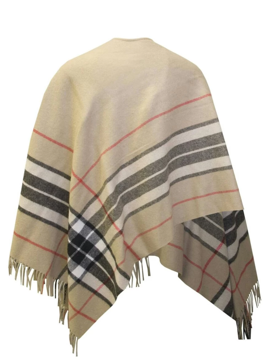 "James Pringle Weavers Women's Wool Blend Tartan Serape Wrap Shawl"
