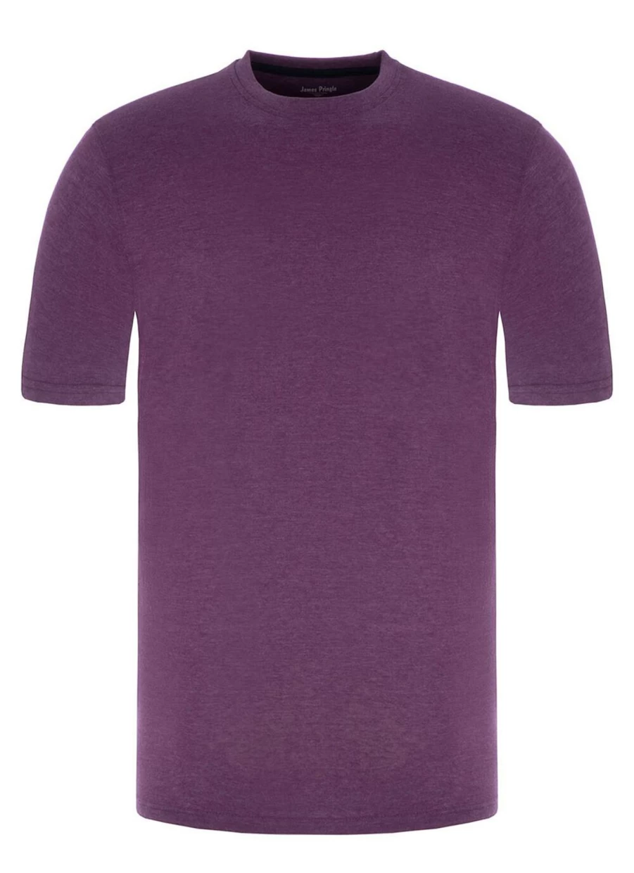 James Pringle Men's Classic Crew Neck T-Shirt - Comfortable Cotton Tee for Casual Wear
