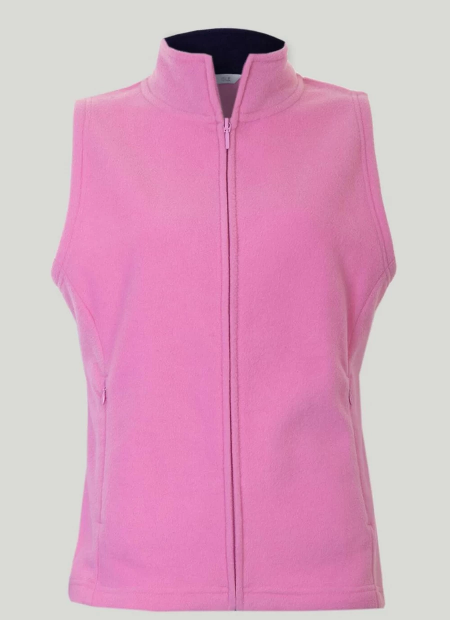 Isle Women's Fleece Gilet - Lightweight Warm Vest for Outdoor Activities