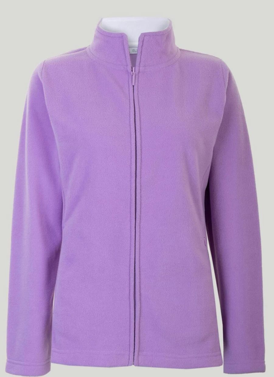 Isle Women's Fleece Jacket - Soft & Warm Winter Outerwear Cozy Style