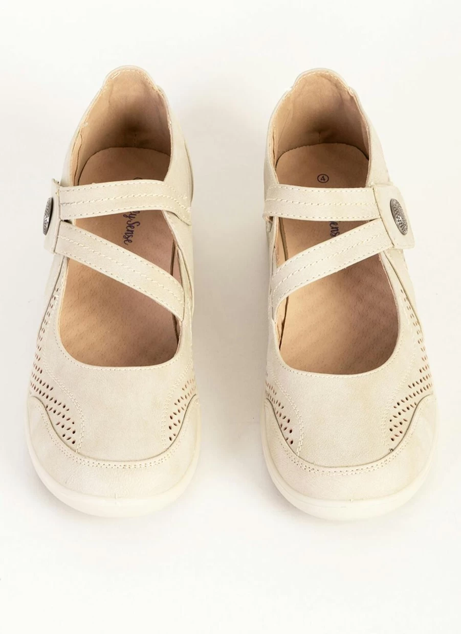 Comfy Sense Women's Mary Jane Shoes - Comfortable & Stylish Flat School Shoes for Women