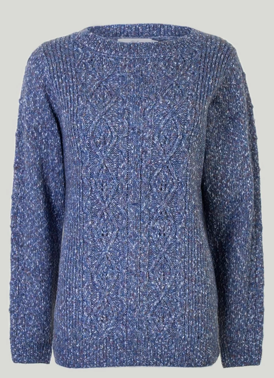 Isle Women's Cable Jumper - Soft Knit Sweater for Comfort & Style