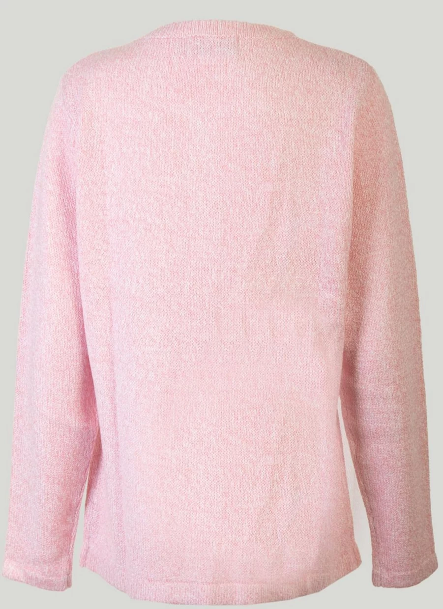 Honor Millburn Women's Crew Neck Cardigan - Soft Knit Sweater for Women
