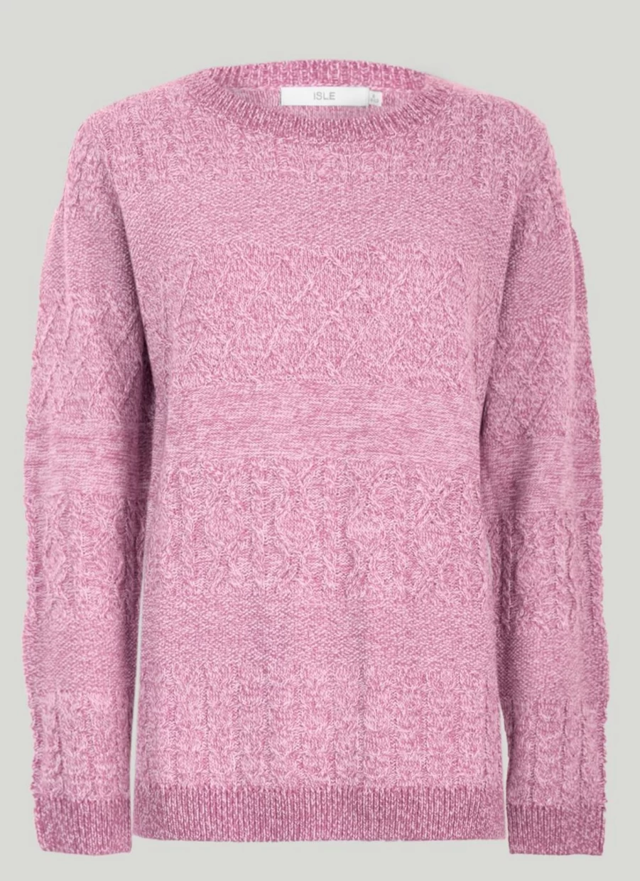 "Isle Women's Cable Jumper - Stylish Knit Sweater for Women"