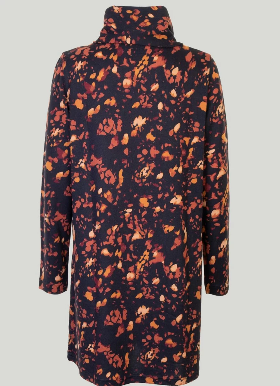 Isle Women's Black Printed Dress - Elegant Floral Summer Dress