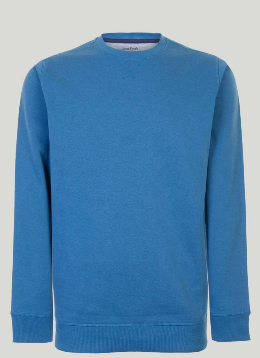 James Pringle Men's Classic Crew Neck Sweatshirt - Comfortable Cotton Blend Pullover