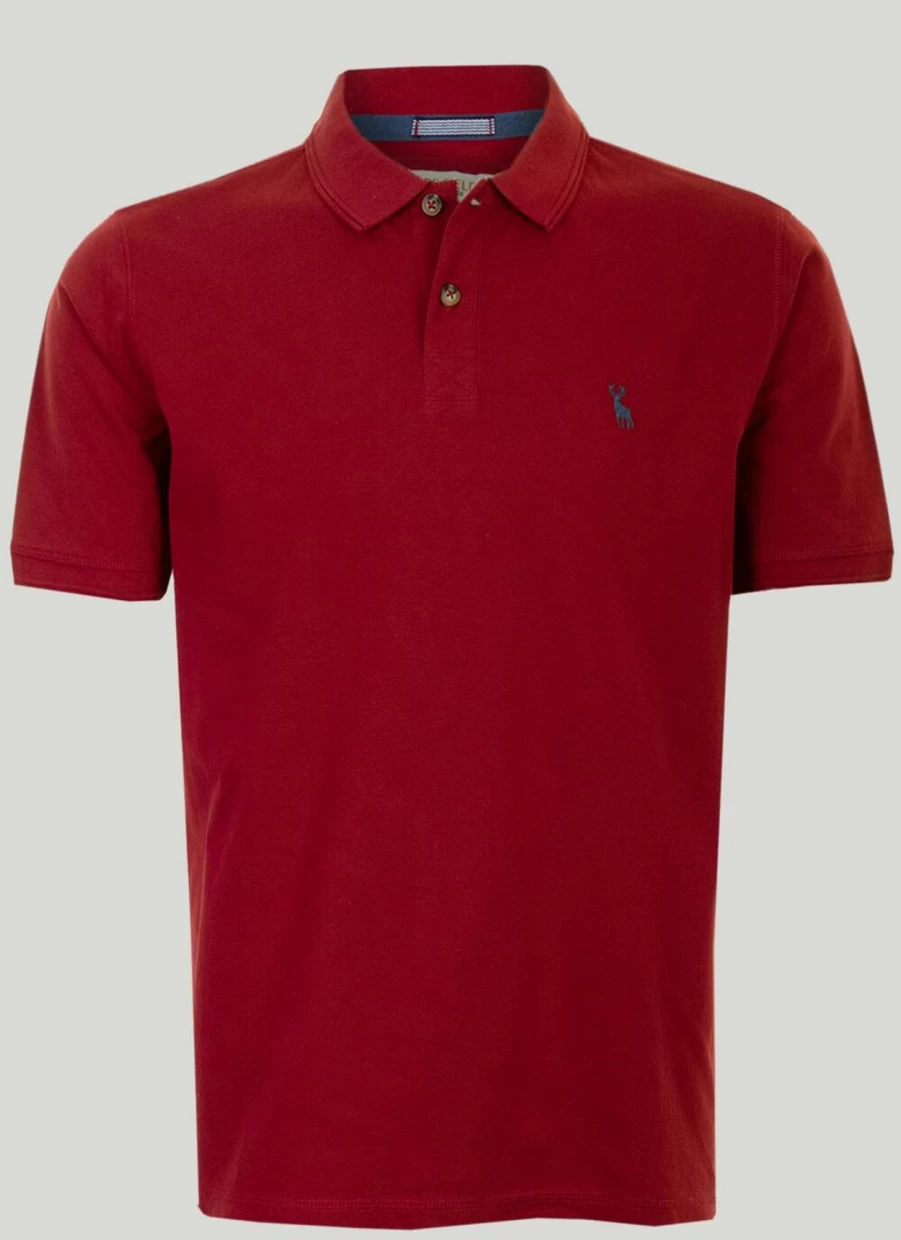 Men's PG Field Polo Shirt - Classic Cotton Comfort Fit Casual Top