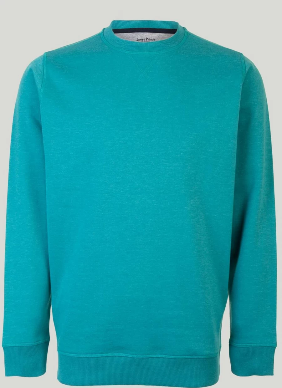 James Pringle Men's Classic Crew Neck Sweatshirt - Comfortable Cotton Blend Pullover for Casual Wear