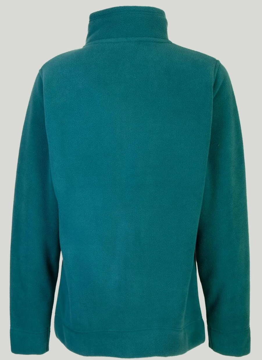 Isle Women's Turquoise Fleece Jacket - Soft & Cozy Winter Outerwear