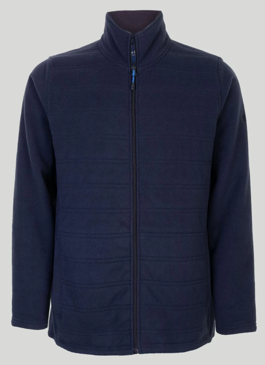 James Pringle Men's Quilted Fleece Jacket - Warm Lightweight Winter Coat