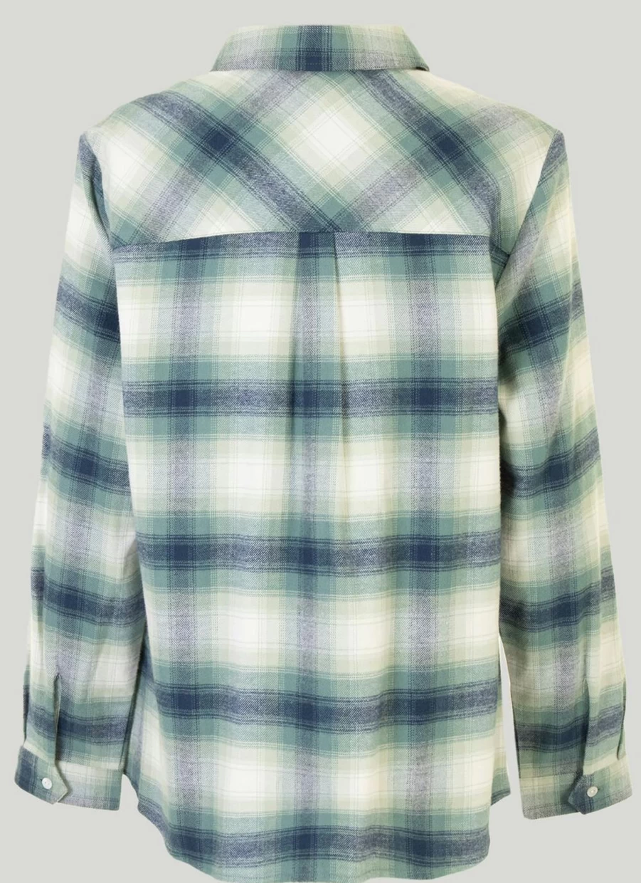 "Isle Women's Classic Check Shirt - Stylish Plaid Button-Up for Women"