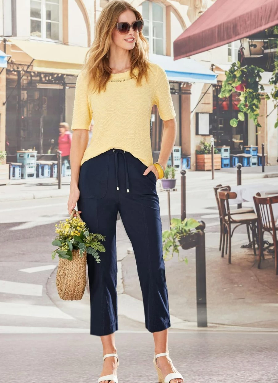 Isle Women's 28" Classic Fit Trousers - Comfortable & Stylish Casual Pants