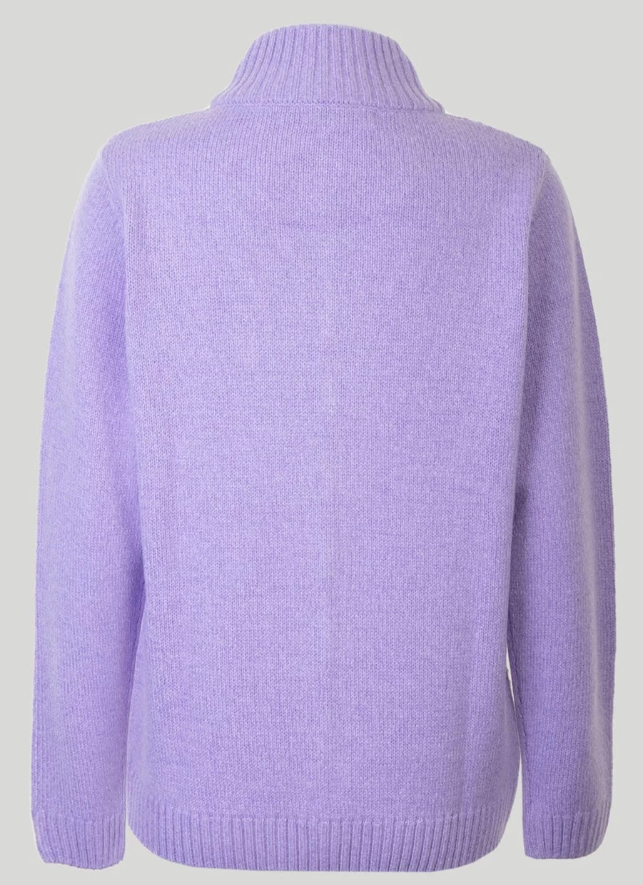 Isle Women's Cable Knit Zip-Up Cardigan Sweater