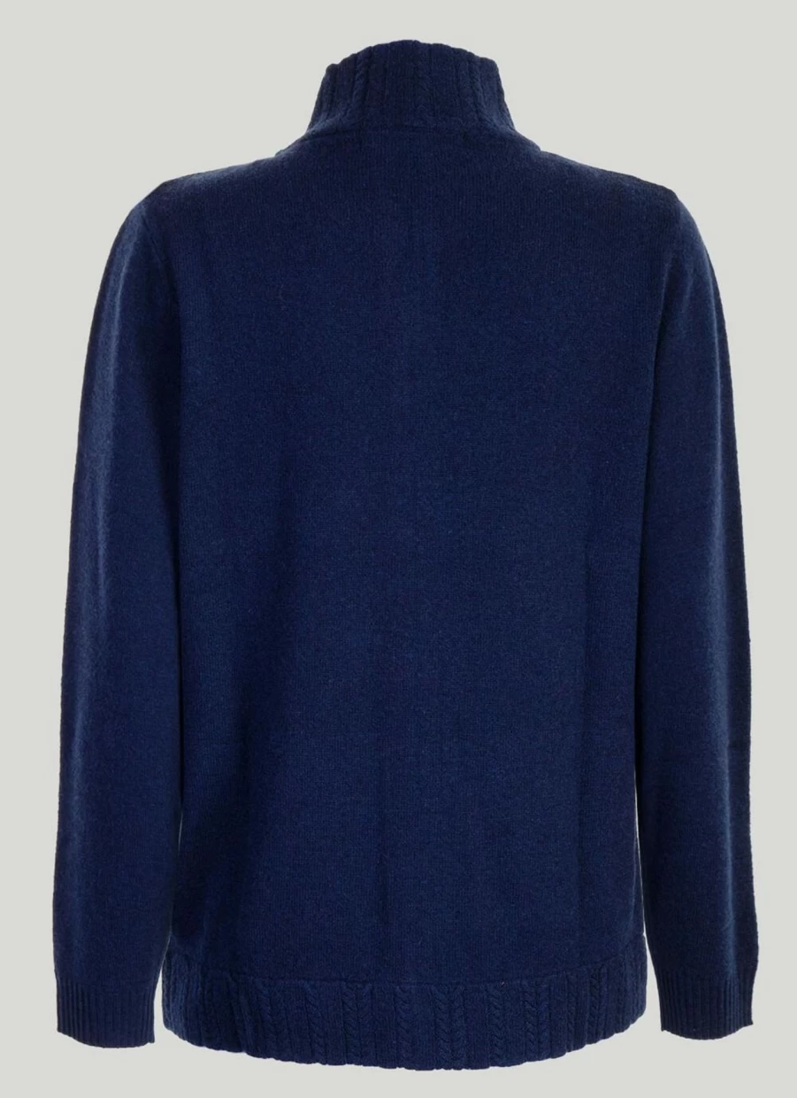 Isle Women's Merino Wool Zip Front Cardigan - Soft Cozy Knit Sweater