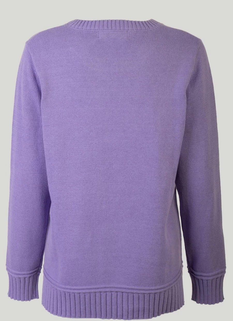 Isle Women's Soft Cotton Jumper - Comfortable Knit Sweater for Casual Wear