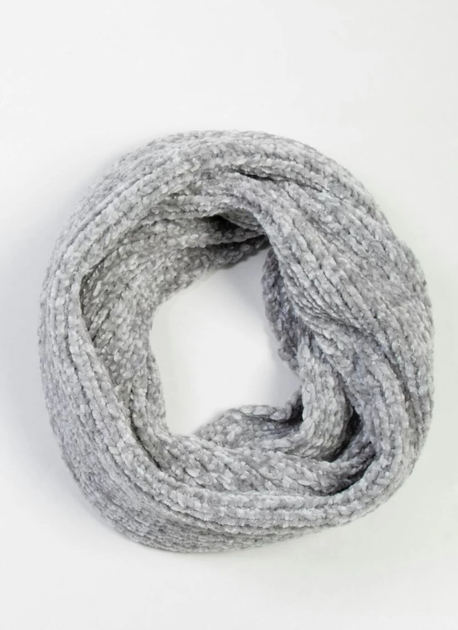 Isle Women's Chenille Snood - Soft Winter Scarf Wrap, Cozy Knit Neck Warmer