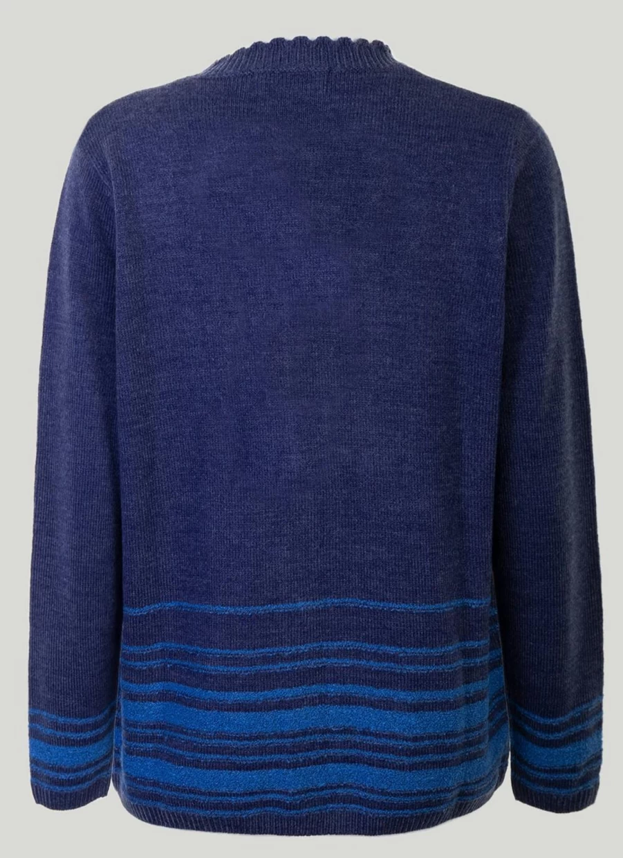 Honor Millburn Women's Crew Neck Cardigan - Soft Knit Sweater for Women