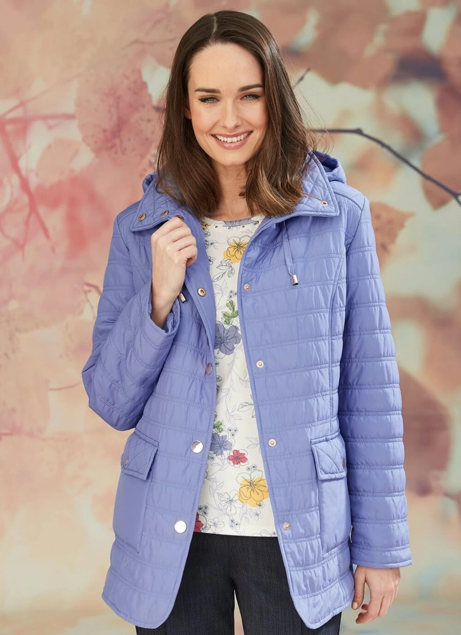 Isle Women's Quilted Coat - Stylish Lightweight Jacket for Winter Fashion