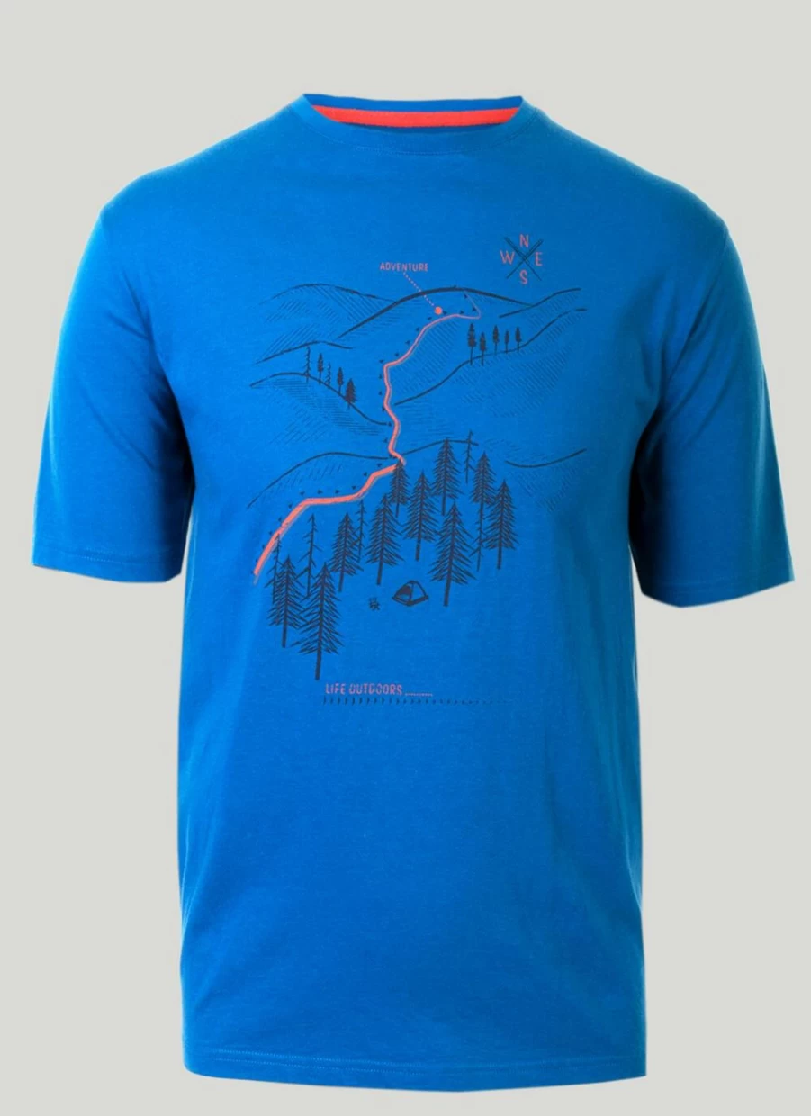 PG FIELD Men's Graphic Print T-Shirt - Stylish Casual Tee with Unique Design