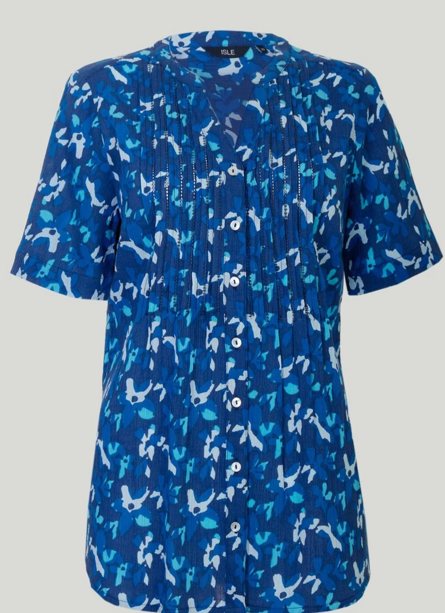 "Isle Women's Printed Blouse - Stylish Floral Top for Women"