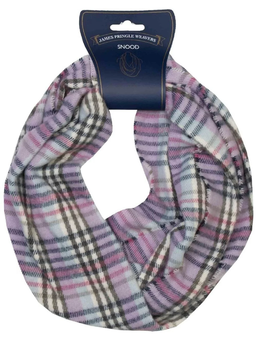 James Pringle Weavers Women's Soft Handle Snood - Warm Knitted Scarf Wrap