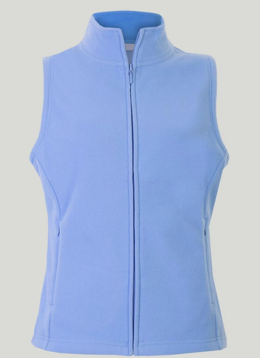 Isle Women's Fleece Gilet - Lightweight Warm Quilted Vest for Outdoor & Casual Wear