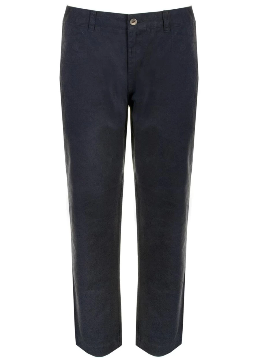 "James Pringle Men's Navy Chino Pants – Classic Fit Casual Trousers"
