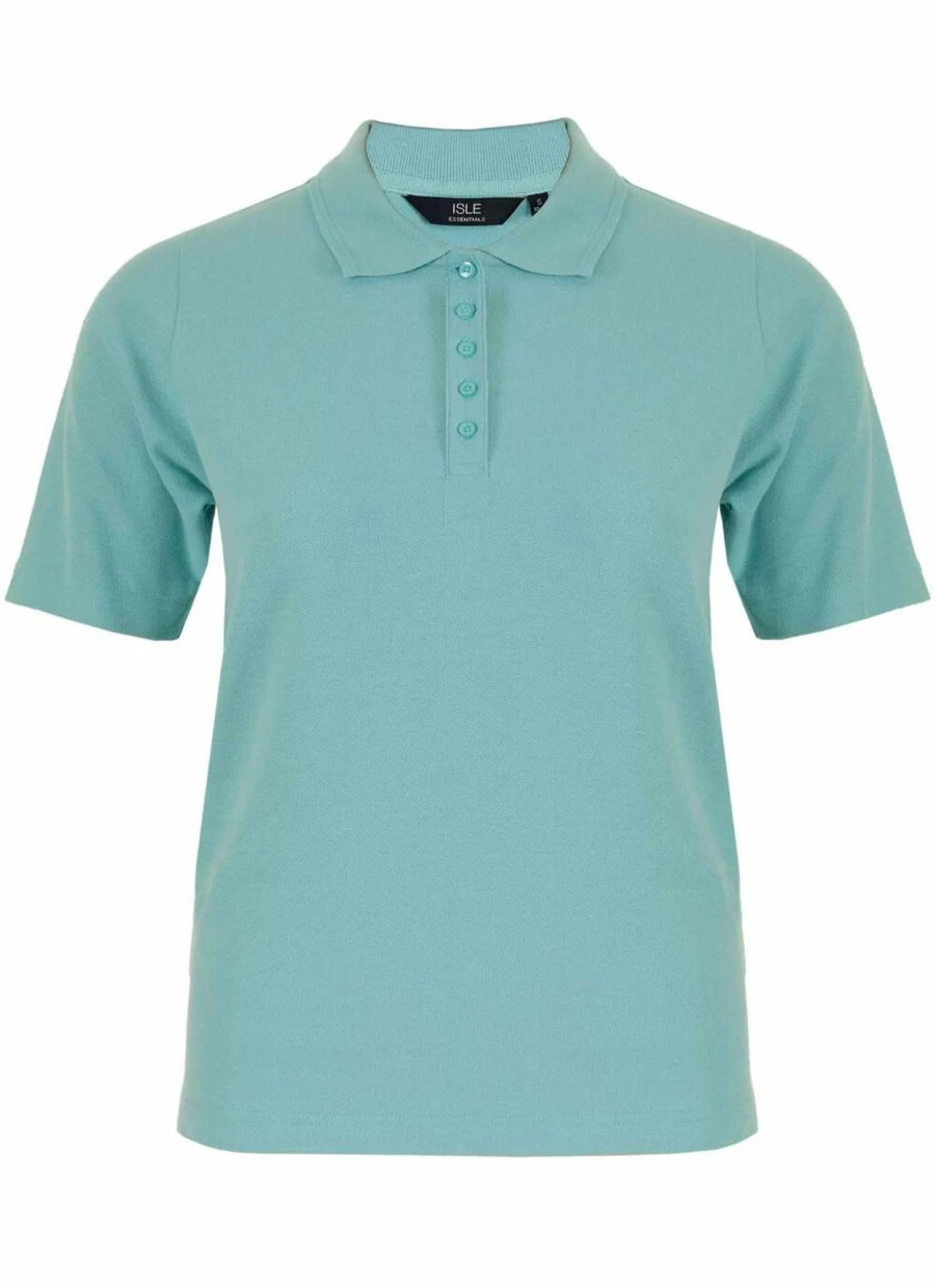 "Isle Women's Classic Polo Shirt – Comfortable & Stylish Casual Top"
