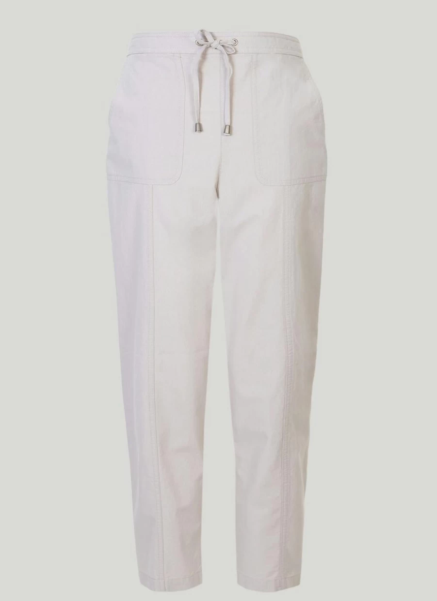 Isle Women's High-Waisted 28" Trouser Pants for Work & Casual Wear