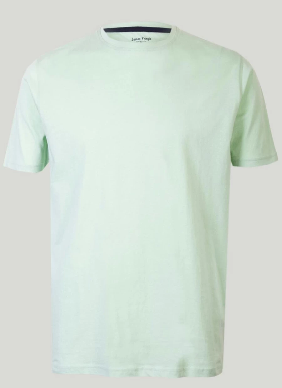 James Pringle Men's Classic Crew Neck T-Shirt - Comfortable Cotton Essential Tee