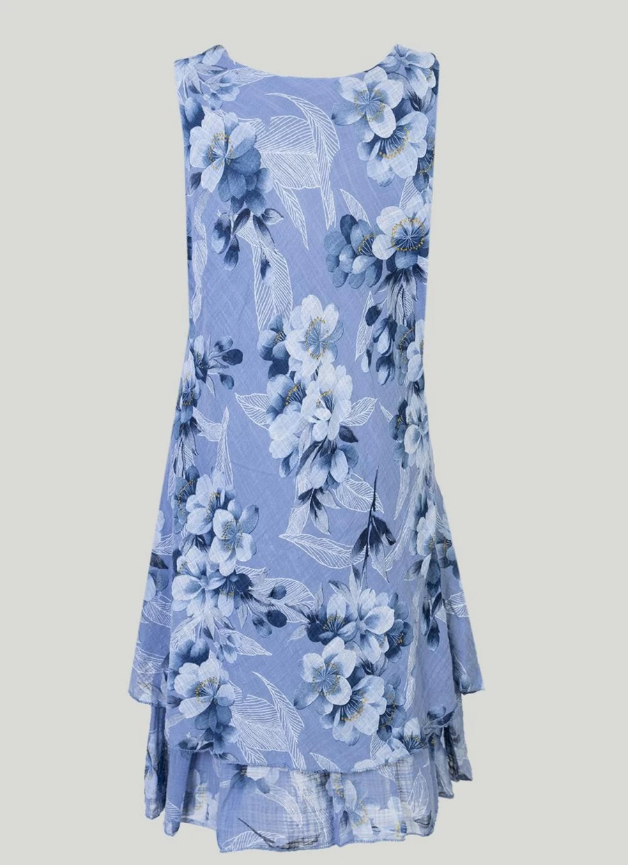 "Women's Floral Print Dress by Sugar Crisp - Stylish & Comfortable Summer Dress"