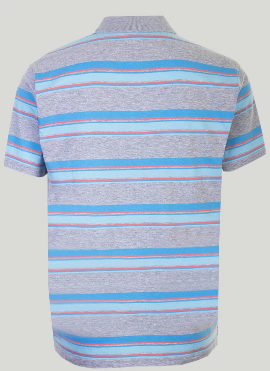 James Pringle Men's Engineered Stripe Polo Shirt - Classic Fit, Premium Cotton, Stylish Design