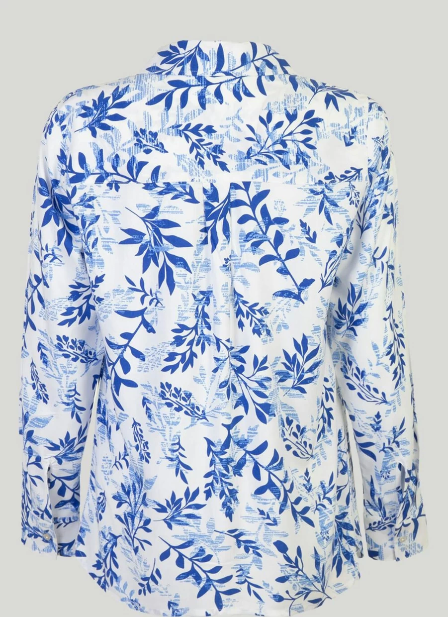 Isle Women's Printed Viscose Blouse - Flowy & Stylish Tops for Women