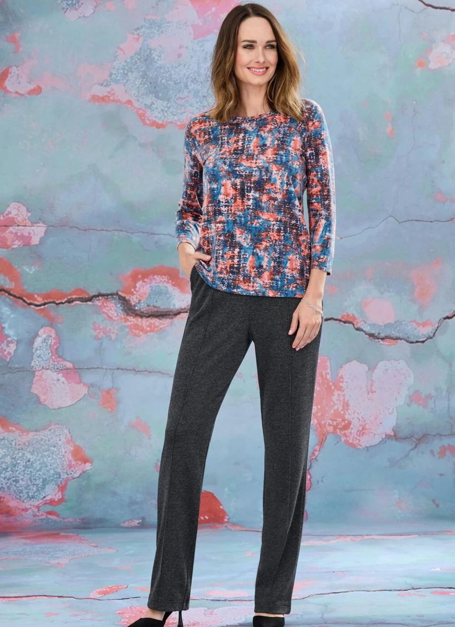 Honor Millburn Women's Grey Classic Trousers - Timeless Comfort & Style