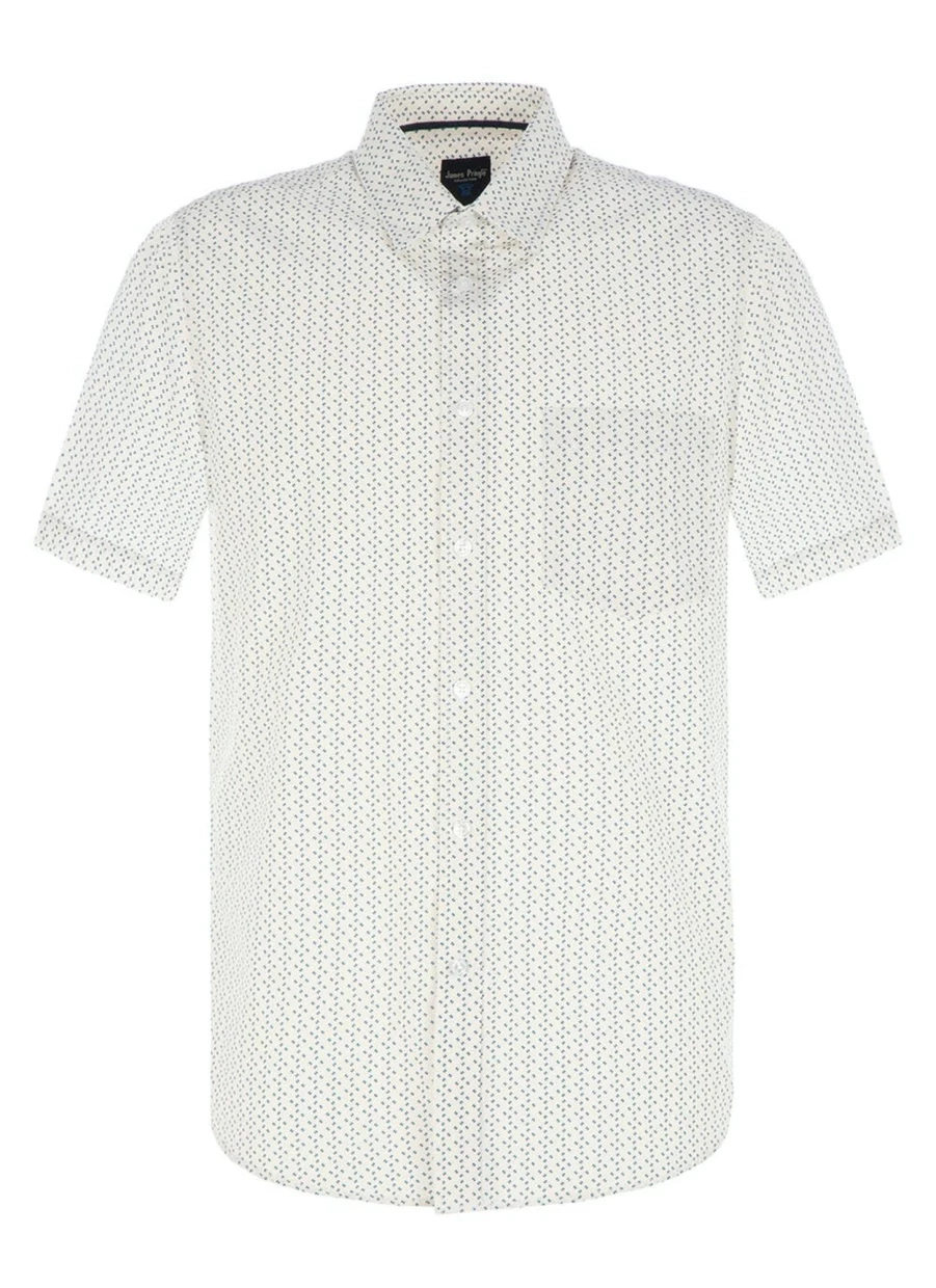 James Pringle Men's Print Shirt - Stylish Casual Button-Up for Men