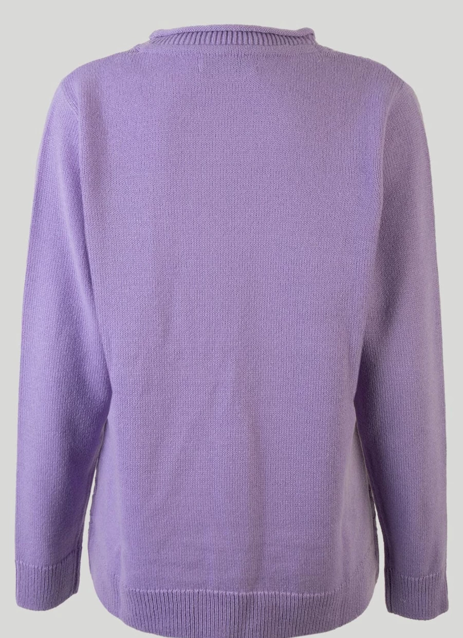 Isle Women's Crew Neck Jumper - Soft Knit Sweater for Comfort & Style