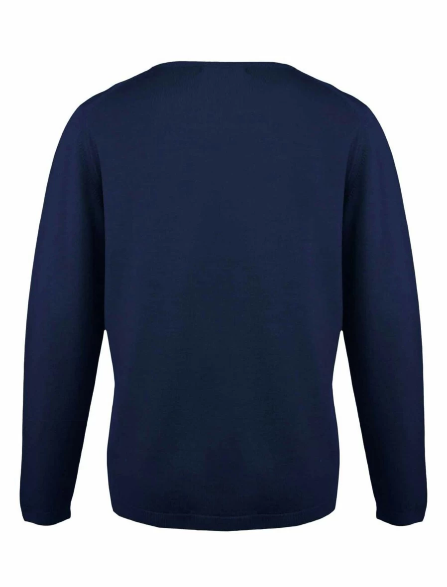 Isle Women's Merino Wool Crew Neck Jumper - Soft & Warm Knit Sweater