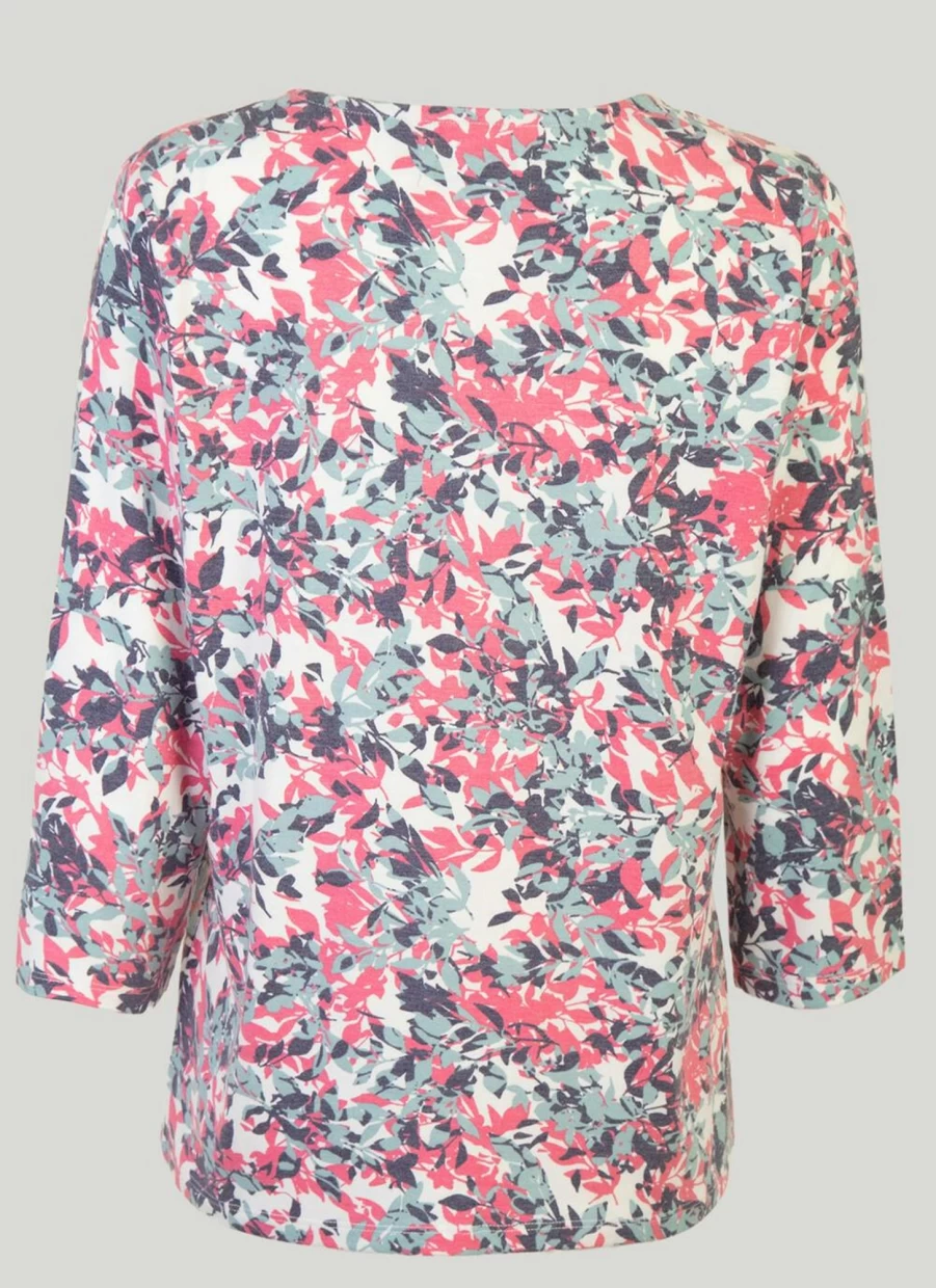 "Honor Millburn Women's Stylish Printed Top - Trendy Floral Design Blouse"