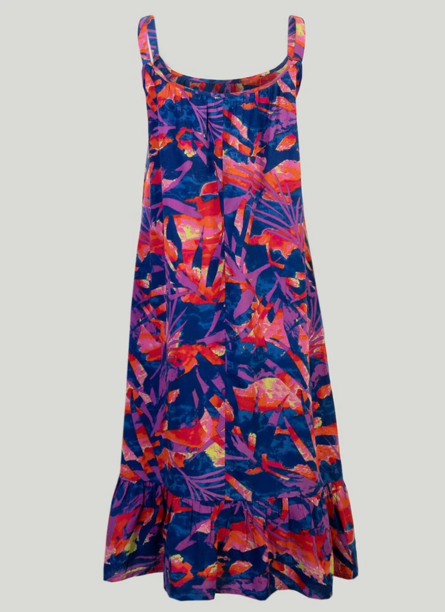 Isle Women's Tropical Printed Sundress - Floral Summer Beach Dress for Women