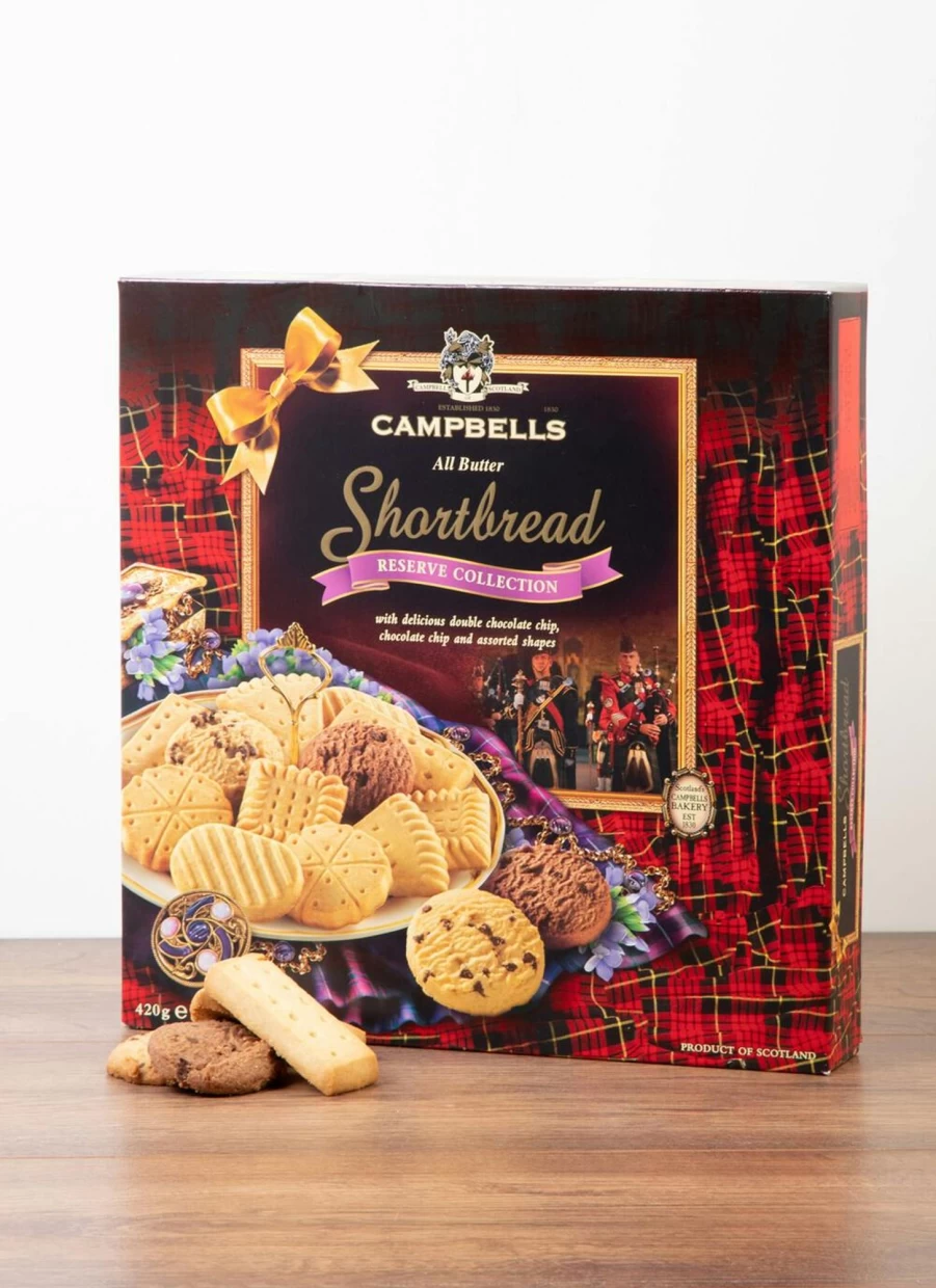 Campbell's Reserve Collection Premium Shortbread Cookies – Authentic Scottish Butter Shortbread Biscuits