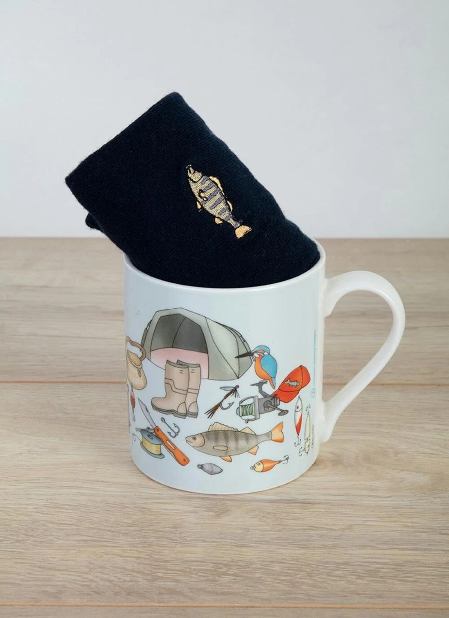PG Field Men's Fisherman Mug & Socks Gift Set - Boxed