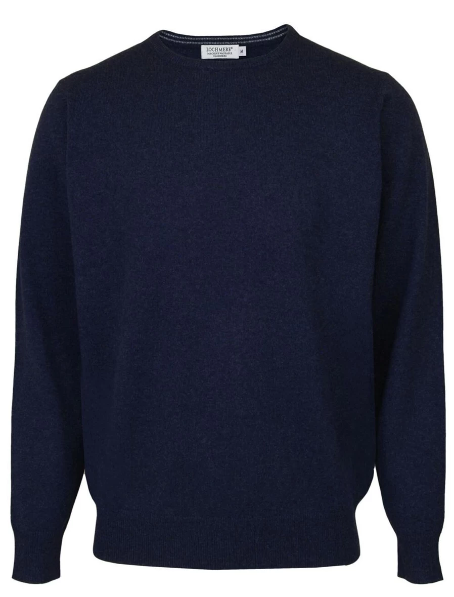 Lochmere Men's Cashmere Crew Neck Sweater – Soft Luxury Knitwear for Men