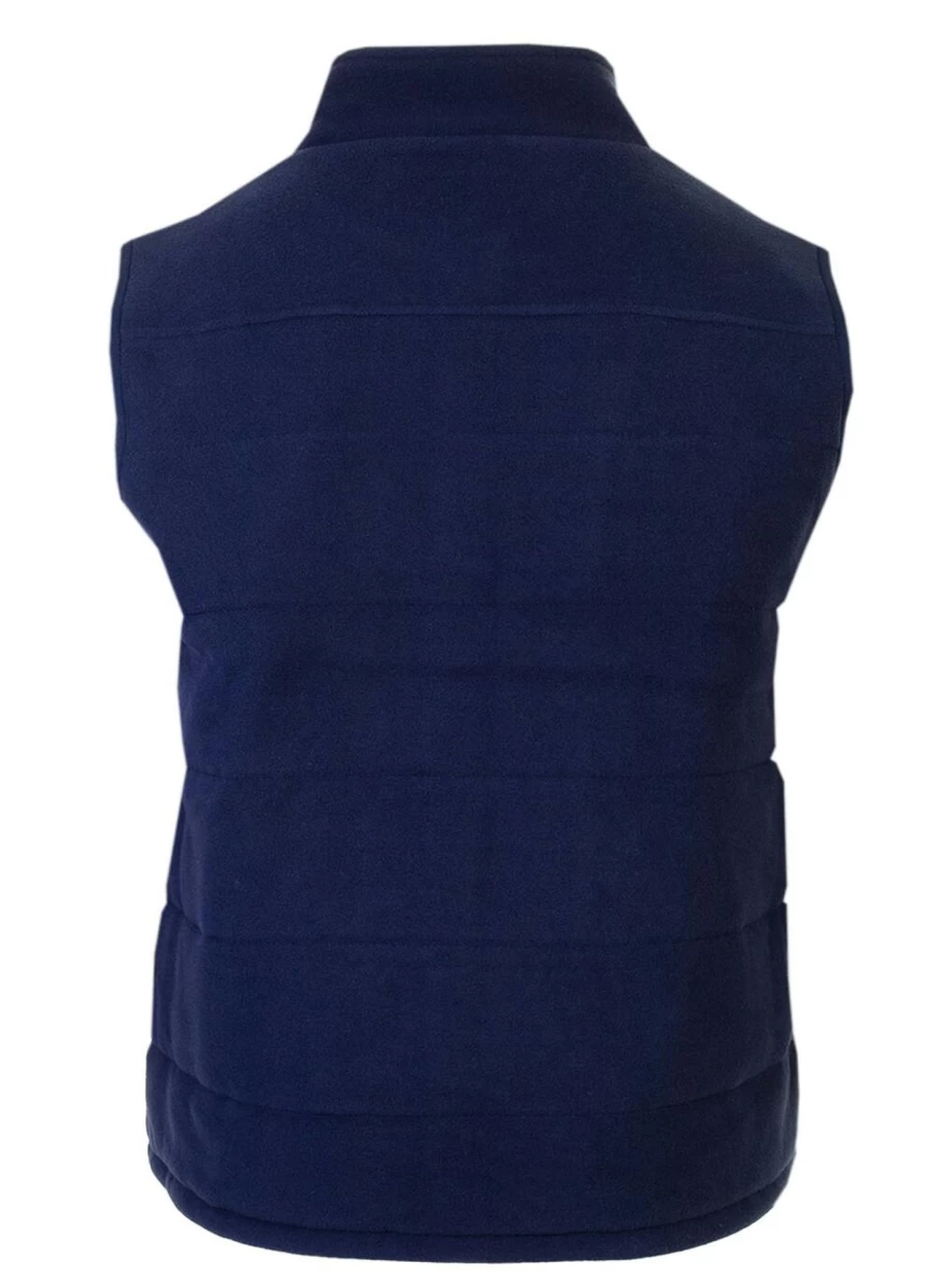 Men's James Pringle Fleece Gilet with Padding - Warm Quilted Vest for Winter