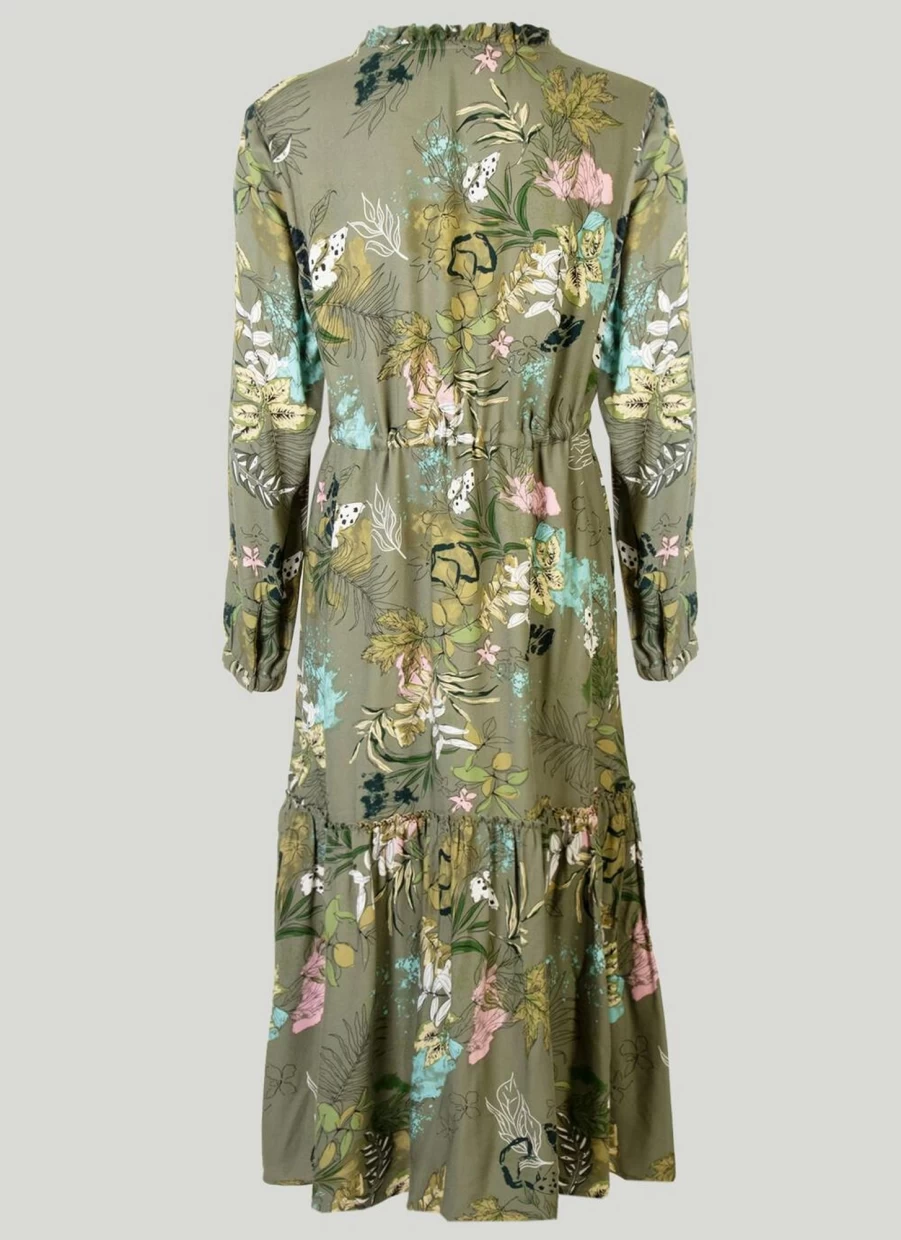 "Isle Women's Printed Tiered Maxi Dress - Floral Summer Boho Chic Dress"