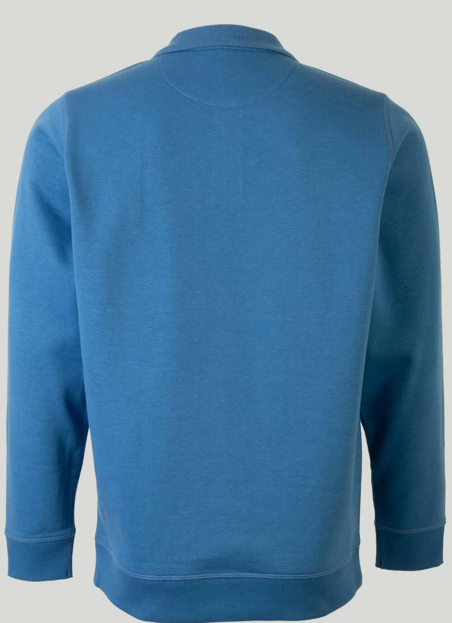 Men's James Pringle Polo Sweatshirt - Classic Cotton Blend Casual Top