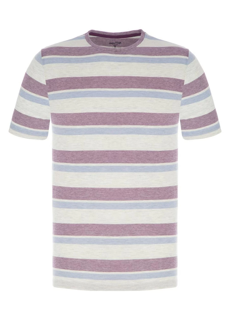 James Pringle Men's Classic Crew Neck T-Shirt - Comfortable Cotton Casual Tee