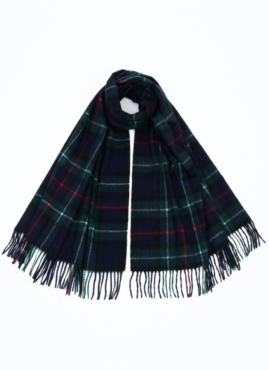 Lochmere Premium Cashmere Check Stole - Soft Winter Wrap Scarf for Women & Men